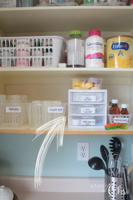 How To: Organize Tube Feeding Supplies – a family of Ohs